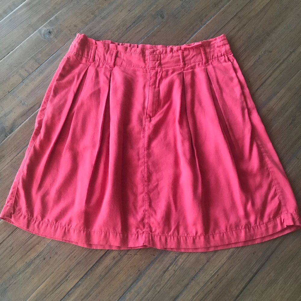 Gap size 6 tencel lyocell pink/salmon skirt